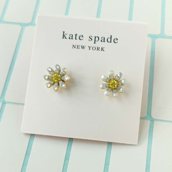 Kate Spade Jewelry - Kate Spade Dazzling Daisy Gold Stud Earrings with dust bag